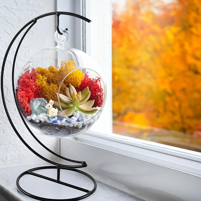 Creations by Nathalie DIY 5" DIY Globe Terrarium Kit - Image 7