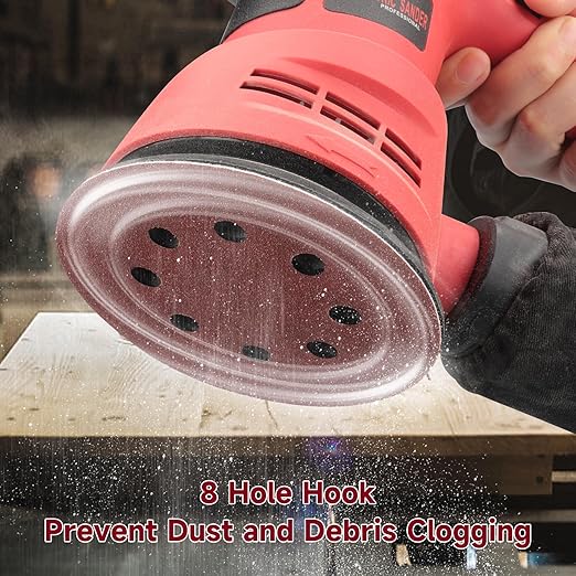 100 PCS 5 Inch Sanding Discs 1500 Grit, Round Hook and Loop Sandpaper for Random Orbital Sander