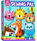 KRAFUN Animal Keyring Charm Sewing Kit Age 6+ | 5 Projects | 5 stuffed animal by FunCreativeArtsCraftKits