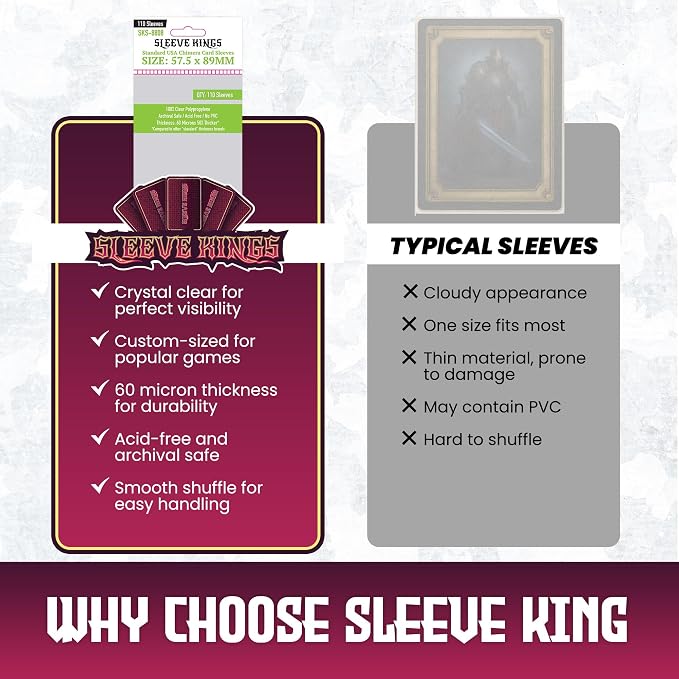 Sleeve Kings Standard USA Chimera Card Sleeves 57.5 X 89 mm - Image 6