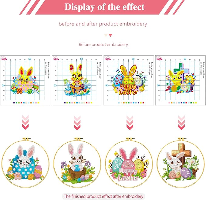 Zhenging Easter Cross Stitch Kit - Image 5