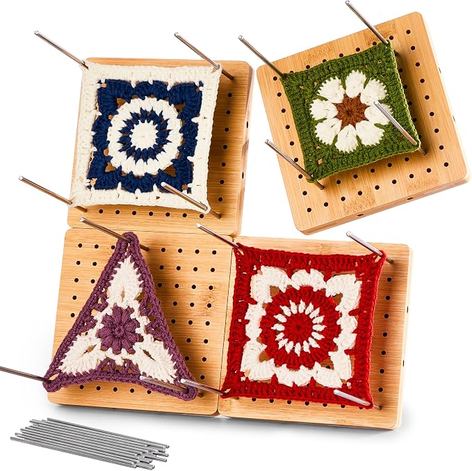 4-Pack 4.7" Crochet Blocking Boards - Image 9