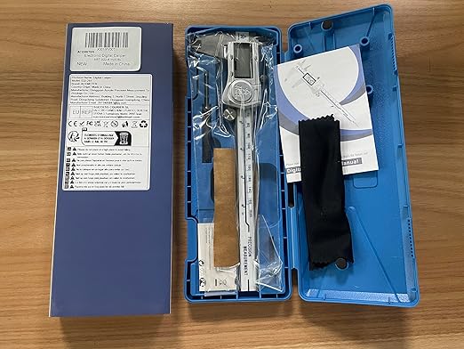 Digital Caliper,6 Inch Caliper Measuring Tool,IP54 Waterproof Protection Design,Large LCD Screen,Electronic Digital Micrometer with Inch Metric Fraction