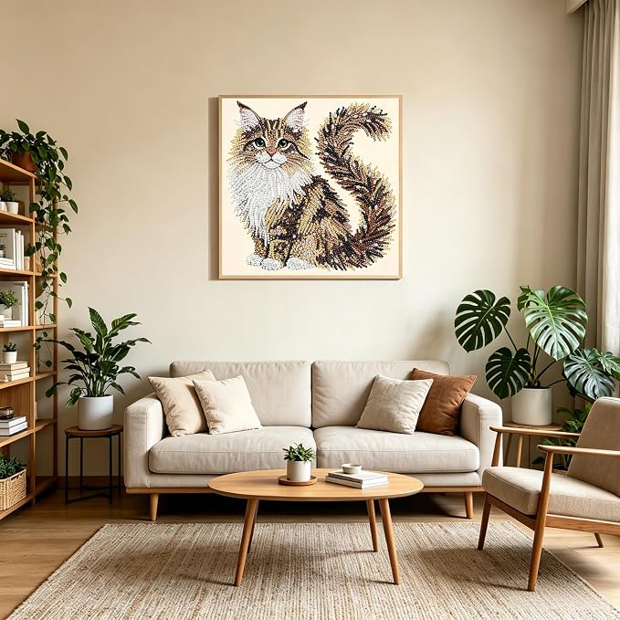 OJTOYART Cat Diamond Painting Kit - Image 5