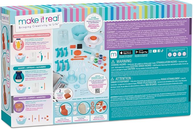 Make It Real: Mini Pottery Studio Deluxe Set - Image 7