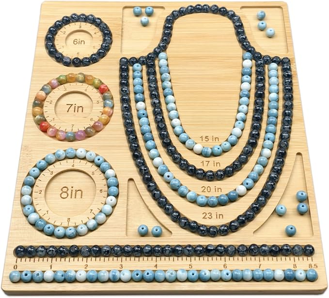 Petoysoso Bead Boards for Jewelry Making, Bamboo Beading Board for Bracelet & - Image 6