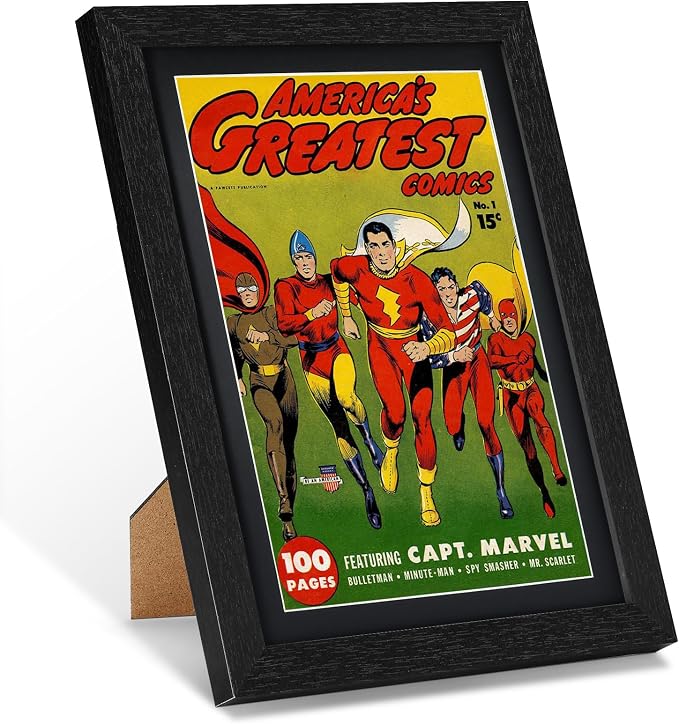 JupDec Comic Book Frame, Premium Wood Display Case by JupDec