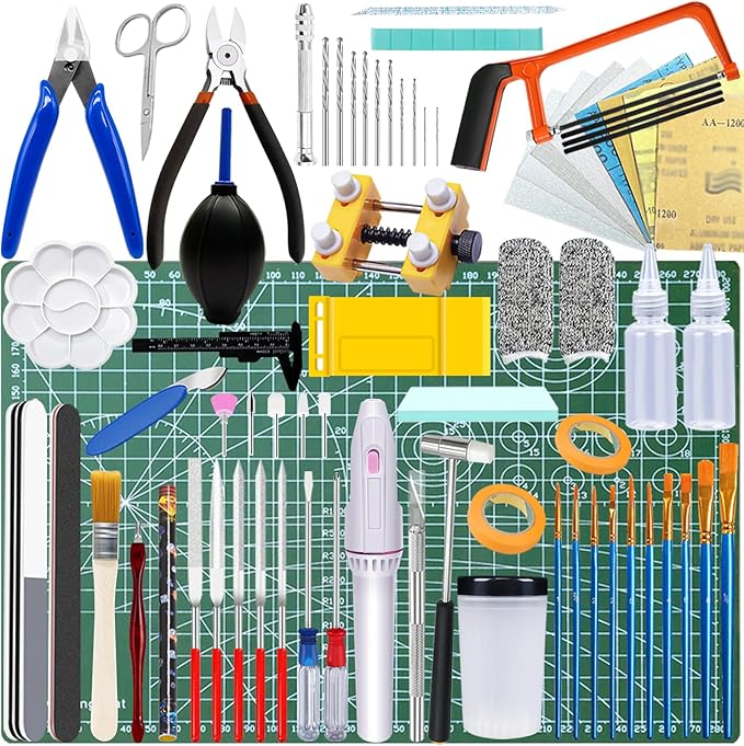 78Pcs Professional Gundam Model Tools Kit Hobby Building Tools by Waltool