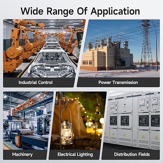 5Pcs JHY1 DIN Rail Terminal Blocks, 600V 63A, 16-10mm², Detachable & Assemblable Terminal Strip Blocks, 10Pcs 16-14 AWG Insulated Fork Spade Wire Connectors & 4.92 Inch DIN Rail Included