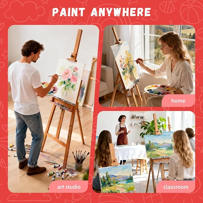 Simetufy 11 x 14 inch 12 Pack Painting Canvas Panels, Canvas Boards | Gesso - Image 2