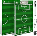 WISYOK Double-Sided Soccer Coaching Clipboard, Premium Dry Erase Tactical Board by WISYOK