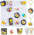 LET'S RESIN Keychain Resin Molds Silicone by LETSRESIN
