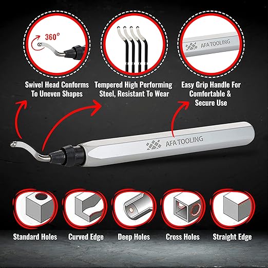 AFA Tooling - Deburring Tool Micro-Polished & Anodized Handle - Image 3