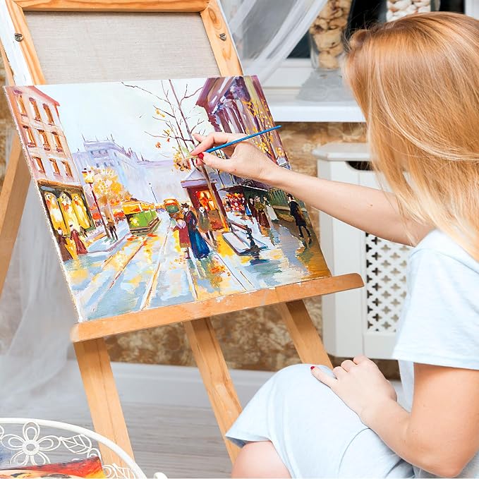 ESRICH Canvas for Painting 12x16, 16 Pack Canvas Boards for Painting Cotton - Image 5