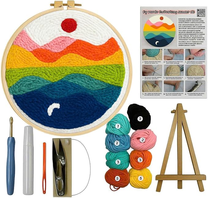 CELCRAFTIQUE Punch Needle Kits for Adults Beginner, Tool by Unknown