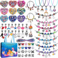 AIPRIDY 150 Pieces Charm Bracelet Making Kit, Unicorn Mermaid Crafts Gifts Set by AIPRIDY