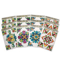 S&S Worldwide Repositionable and Reuseable Stained Glass Window Clings- Add by SSWorldwide