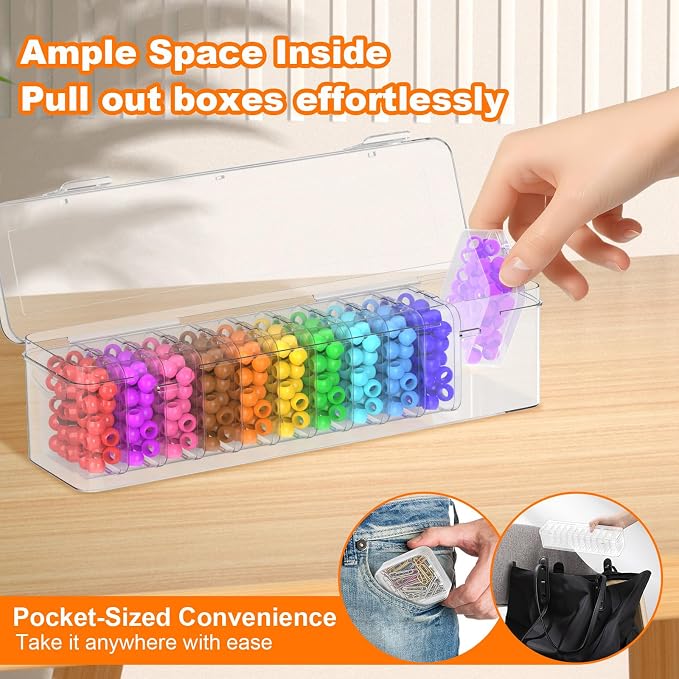 Bead Organizer Box, Craft Storage Box - Image 6