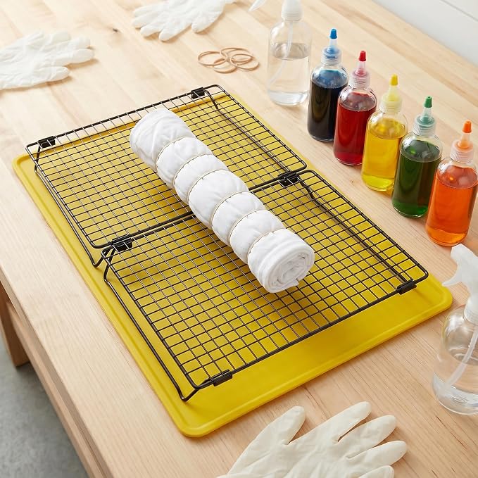 ZZOFSWORM Tie Dye Kit with 2 Adjustable Folding Racks, Non-Slip Silicone Pad & - Image 2