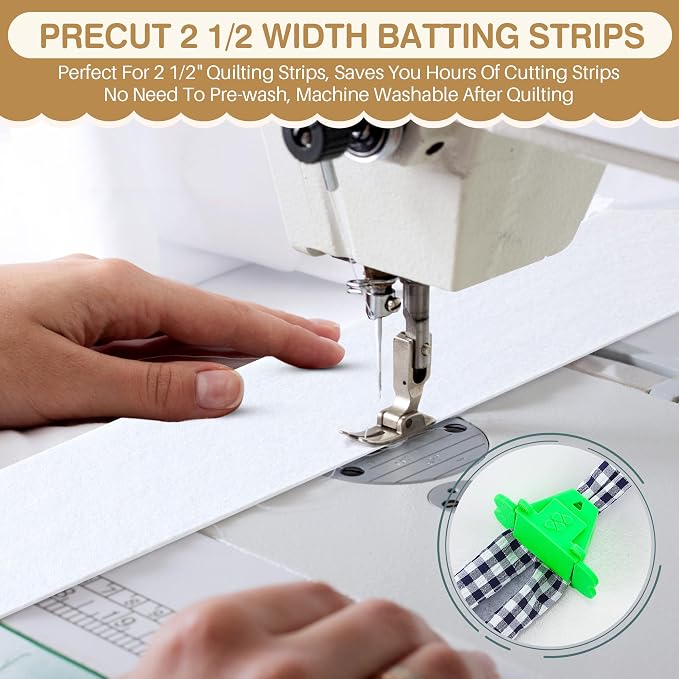 Ceoighe Jelly Roll Batting Strips - Image 5