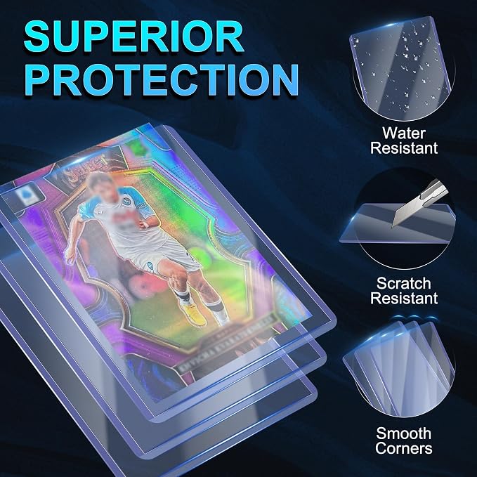 200 Card Sleeves, Baseball Card Sleeves, Hard Plastic Card Holder - Image 4
