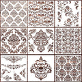 Damask Stencils for Walls 12inch Damask Stencil Large Texture Stencils Mixed by zosylley