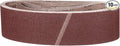 4 x 36 Inch Sanding Belt, 10 Pcs 80 Grit Knife Sharpener Belts Work Sharpening for Belt Sander Knife Carving Tool Metal Working