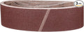 4 x 36 Inch Sanding Belt, 3 Pcs 80 Grit Knife Sharpener Belts Work Sharpening for Belt Sander Knife Carving Tool Metal Working