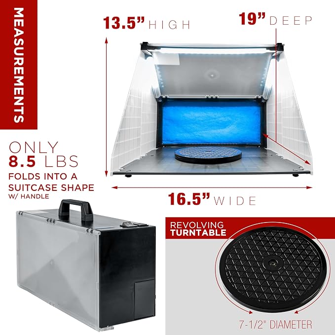 Master Airbrush Portable Airbrush Spray Booth Station - Image 5