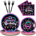 96 Pcs Music Party Supplies Tableware Set by partygreeting
