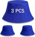 Bucket Hats Bulk Solid Color DIY Blank Hat Bucket Hats by DASSNANE