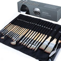 ARTIFY 25 Pieces Professional Paint Brush Set – Expert Series Synthetic Nylon by ARTIFYartsupplies