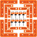 90 Degree Clamp,Positioning Squares, 3" 4" 2.3" Right Angle Clamp with 12 Clamping Squares,Corner Clamps Woodworking Tool for Pictures Frames, Cabinets, Boxes
