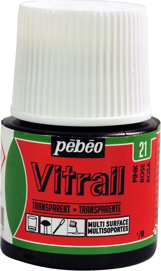 Pebeo Vitrail, Stained Glass Effect Paint, 45 ml Bottle by Unknown