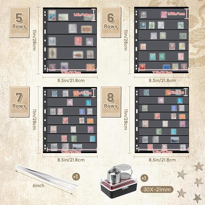 Stamp Collecting Album Binder Kit - Image 3