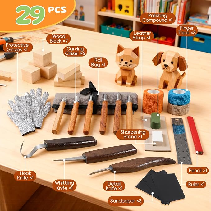 Housolution Wood Carving Kit - Image 3