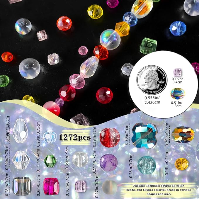 Christmas Glass Beads for Jewelry Making - Image 2