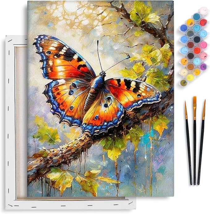 Yezavesu 12x16 Inch Framed Paint by Numbers Kit by Yezavesu