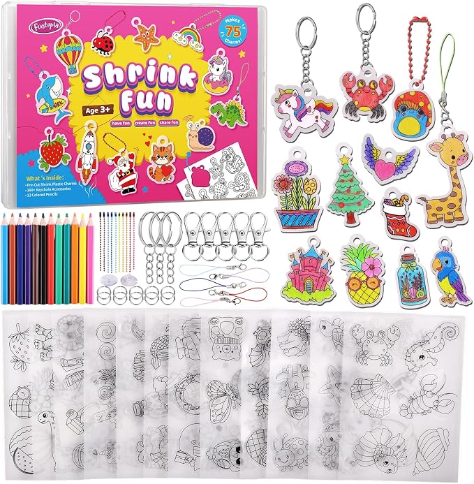 Funtopia Shrinking Art Sheets Kits by Funtopia