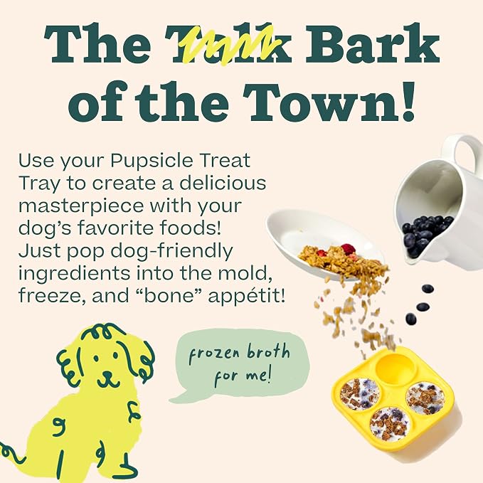 WOOF Pupsicle Treat Tray Mold, Small 10-25 lbs, Silicone Molds - Image 5