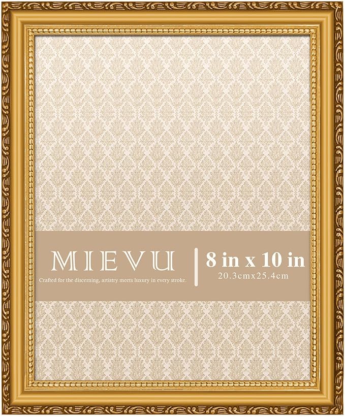 8×10 Picture Frame Gold by MIEVU