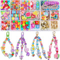 Ecoofor 633 PCS Beaded Keychain Making Kit, Acrylic Alphabet Letter Beads by Ecoofor
