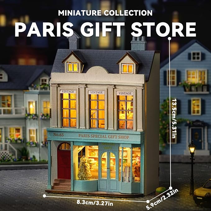 Flever Dollhouse Miniature DIY House Kit Creative Room - Image 2