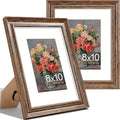 Vittanly 8x10 Picture Frames Set of 2, Ornate Vintage Photo Frame by Vittanly