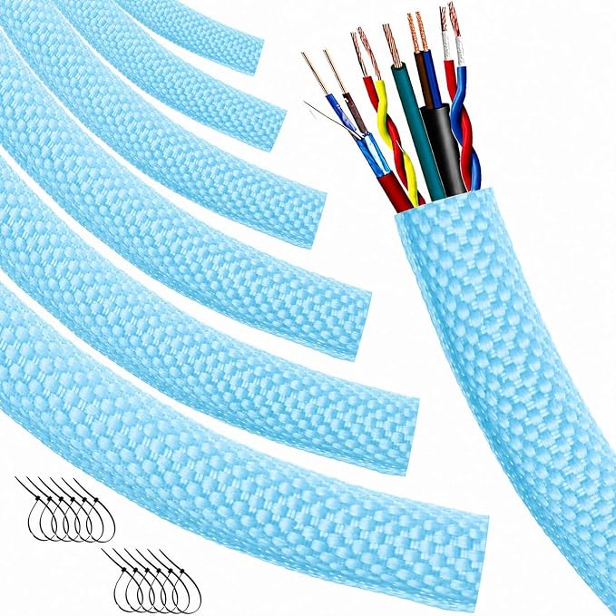 Automotive Wire Loom High Temperature Braided Wire Loom, Split-Sleeve Heat by MTJSWXSY