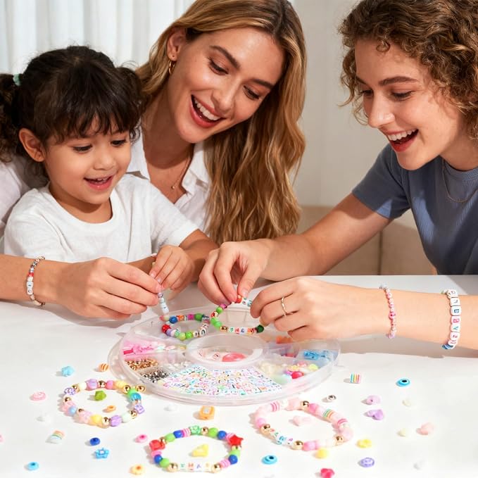 MYCUTEY 594Pcs DIY Bracelet Making Kit - Image 6