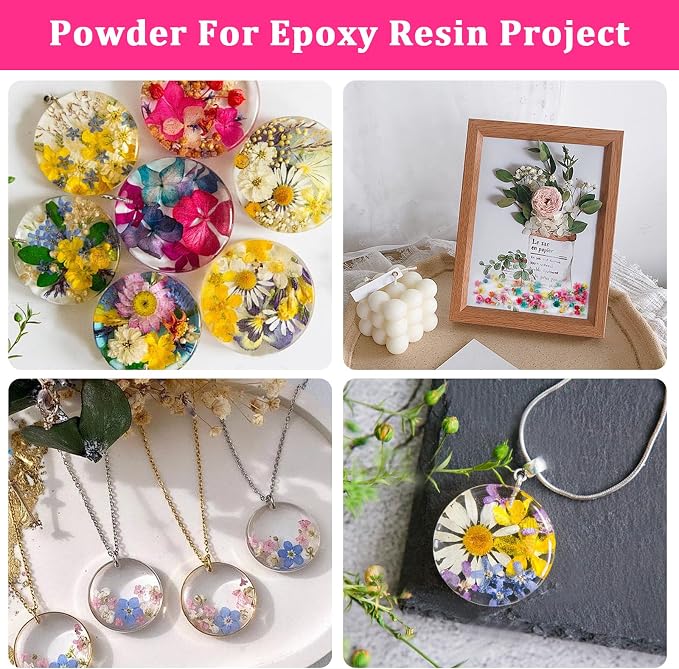 300 Pcs Mini Dried Flowers for Resin, Small Dried Flowers for Crafts Resin Nails - Image 7
