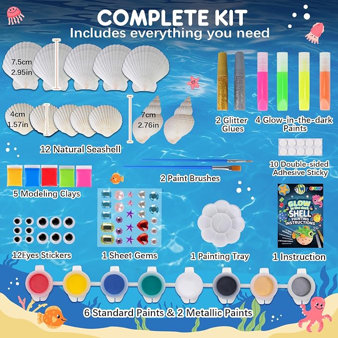 EPUMP Shell Painting Kit for Kids - Image 4