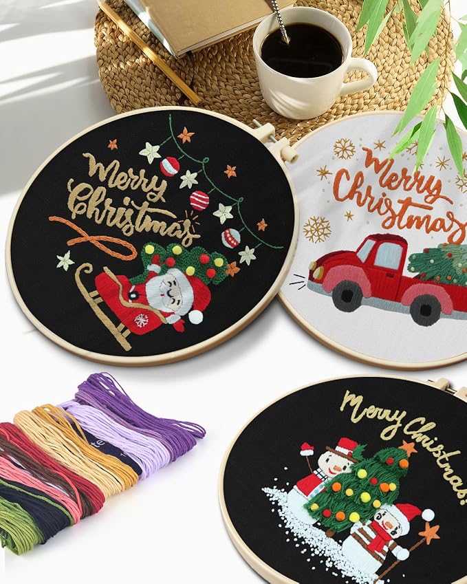 TINDTOP Christmas Embroidery Kit - Image 5