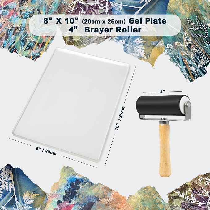BuzzBright Gel Printing Plate kit, Complete Printmaking Set - Image 3